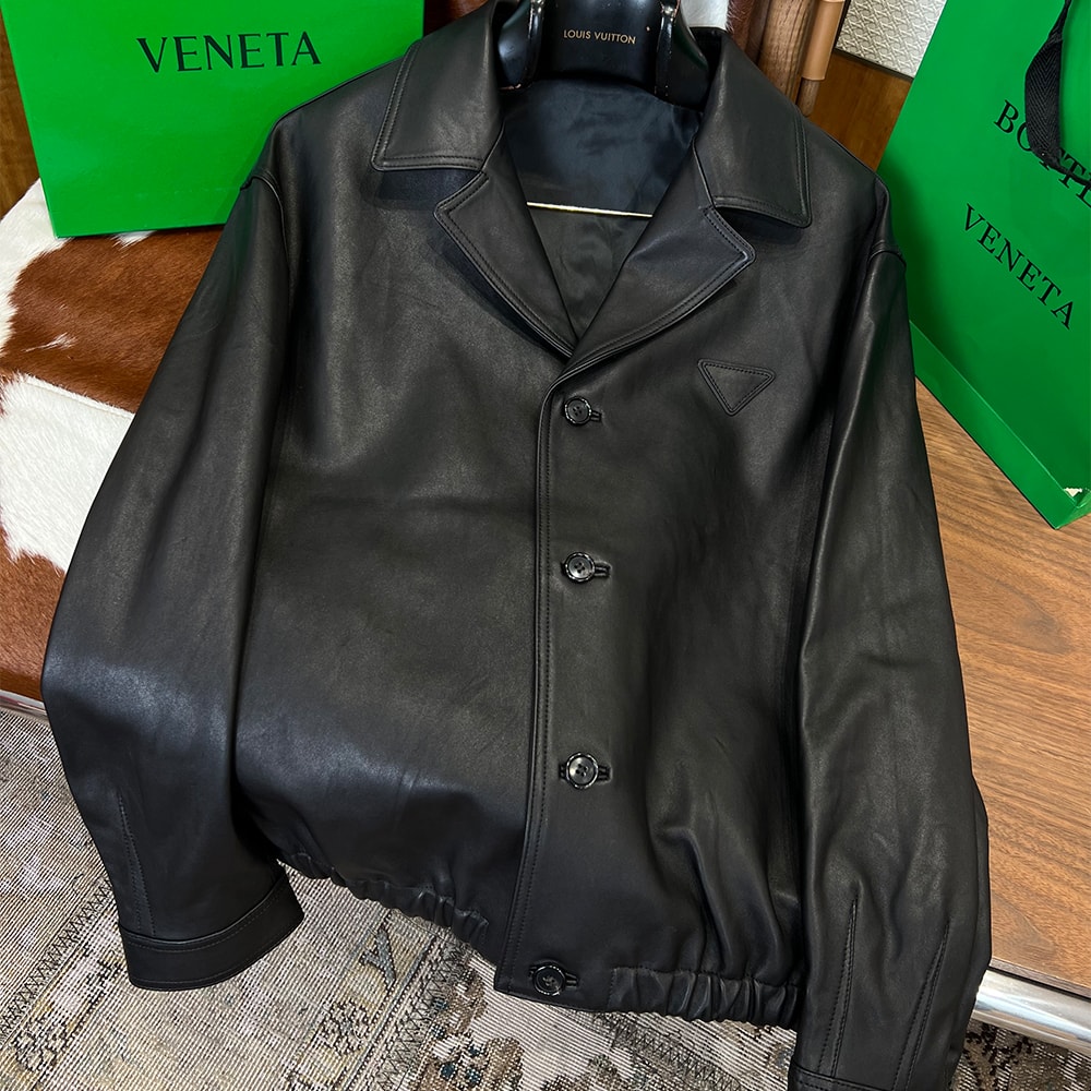 Pra*a UNISEX Genuine Leather COAT(size:46|48|50|52|54)