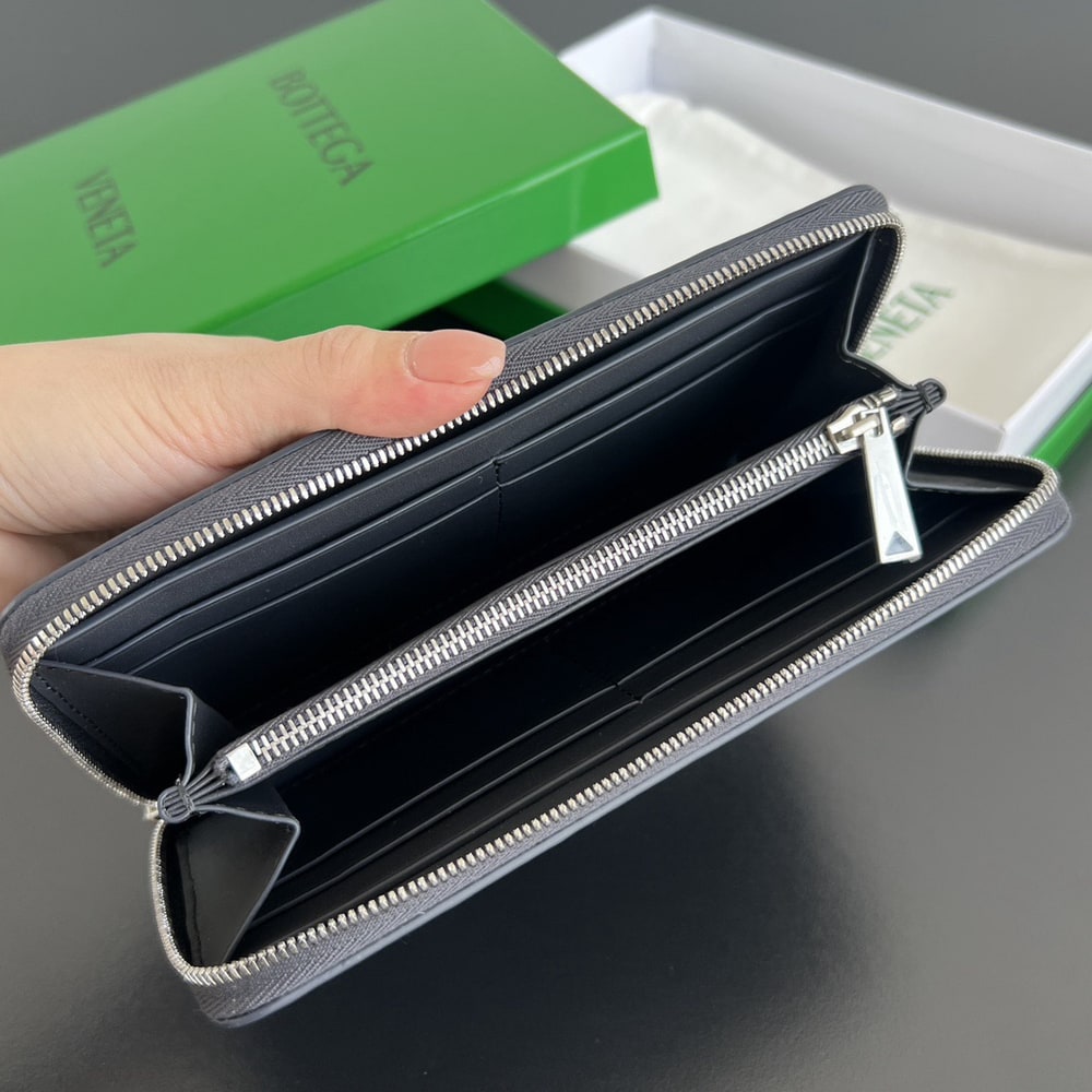 B0tt*ga Ven*ta Intrecciato Piccolo Zip Around Wallet(HIGH-END GRADE)