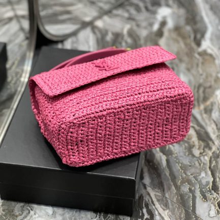 Sa1nt Lau*nt NIKI CHAIN MEDIUM IN RAFFIA(HIGH-END GRADE)