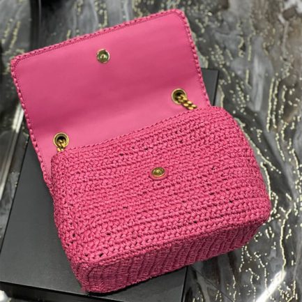 Sa1nt Lau*nt NIKI CHAIN MEDIUM IN RAFFIA(HIGH-END GRADE)